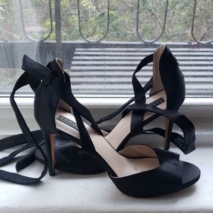 Eloquii Dressy Tie Heels- Worn Once- Size 12W